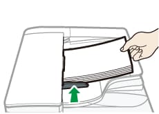 chargeur de document avec séparateur